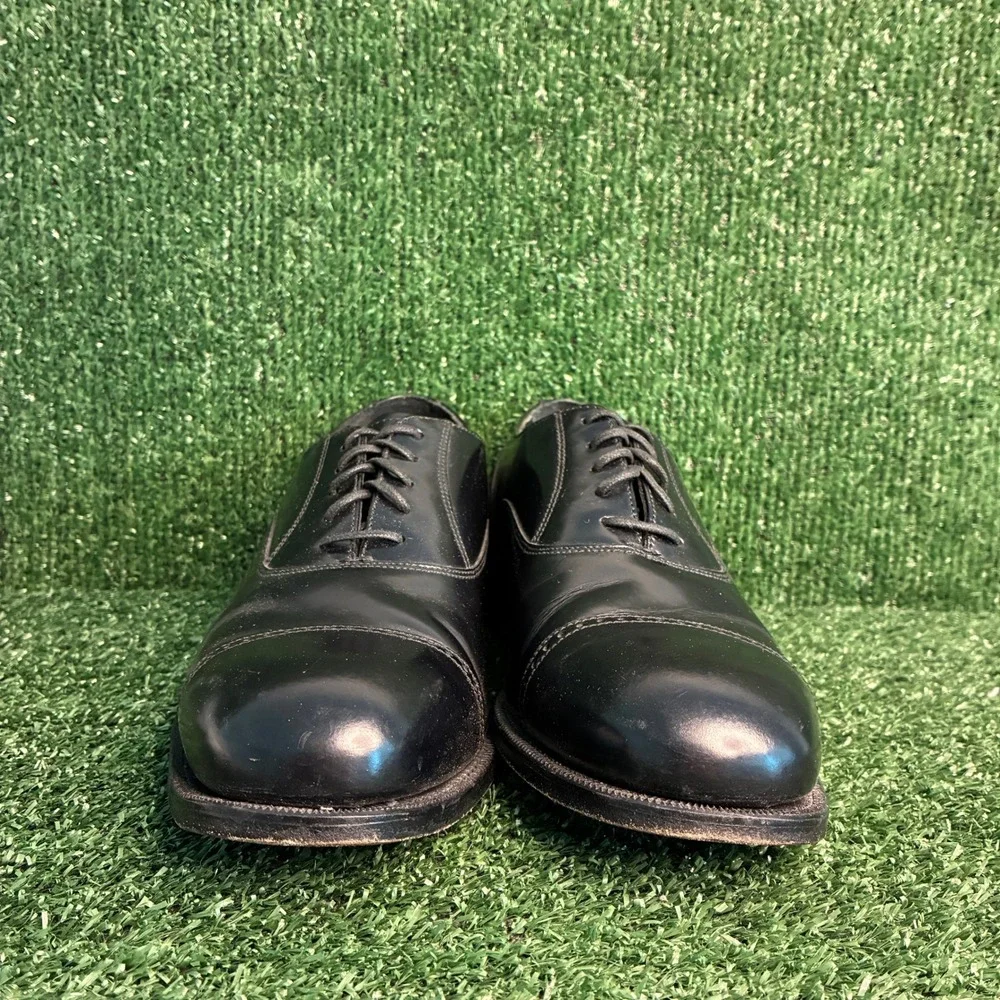 Florsheim 17067 Cap Toe Brogue Oxford Leather Formal Dress Shoes Black Mens 9 D